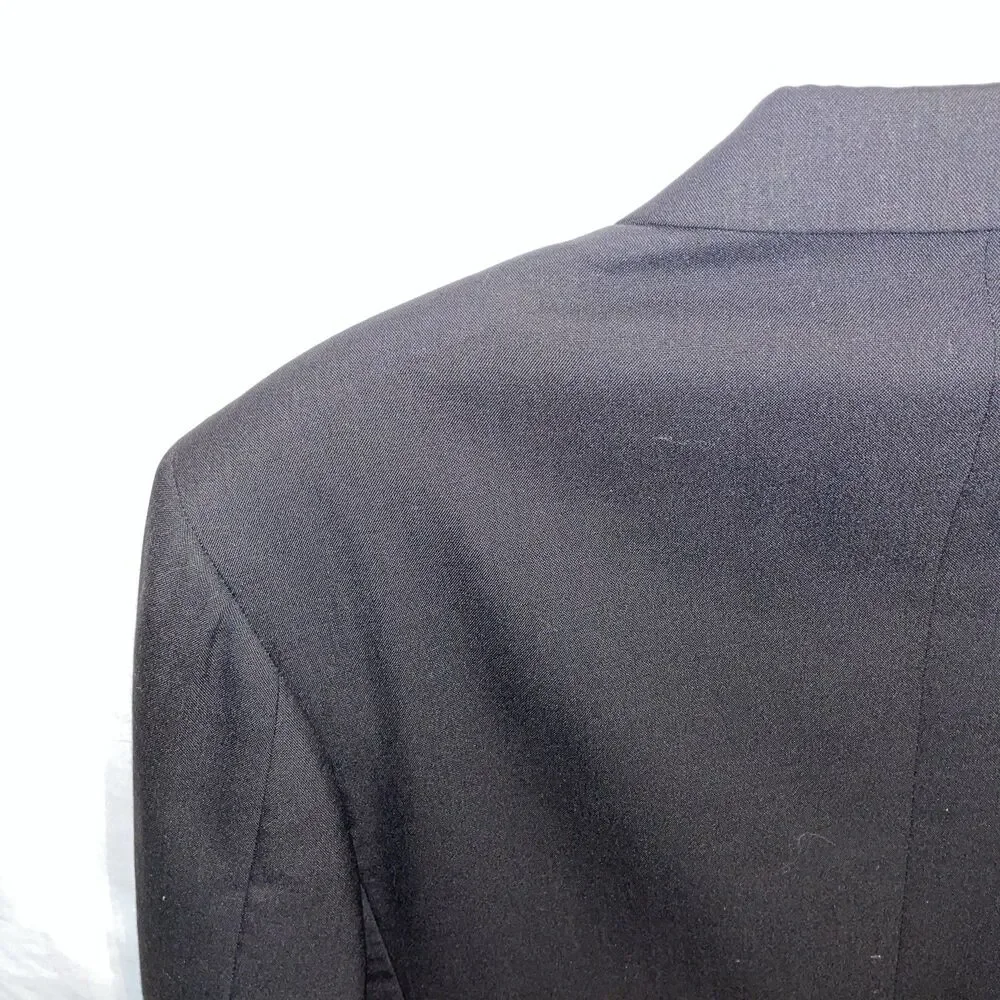 Pierre Balmain Men’s Dress Blazer Size 41R Black Wool Business Formal City